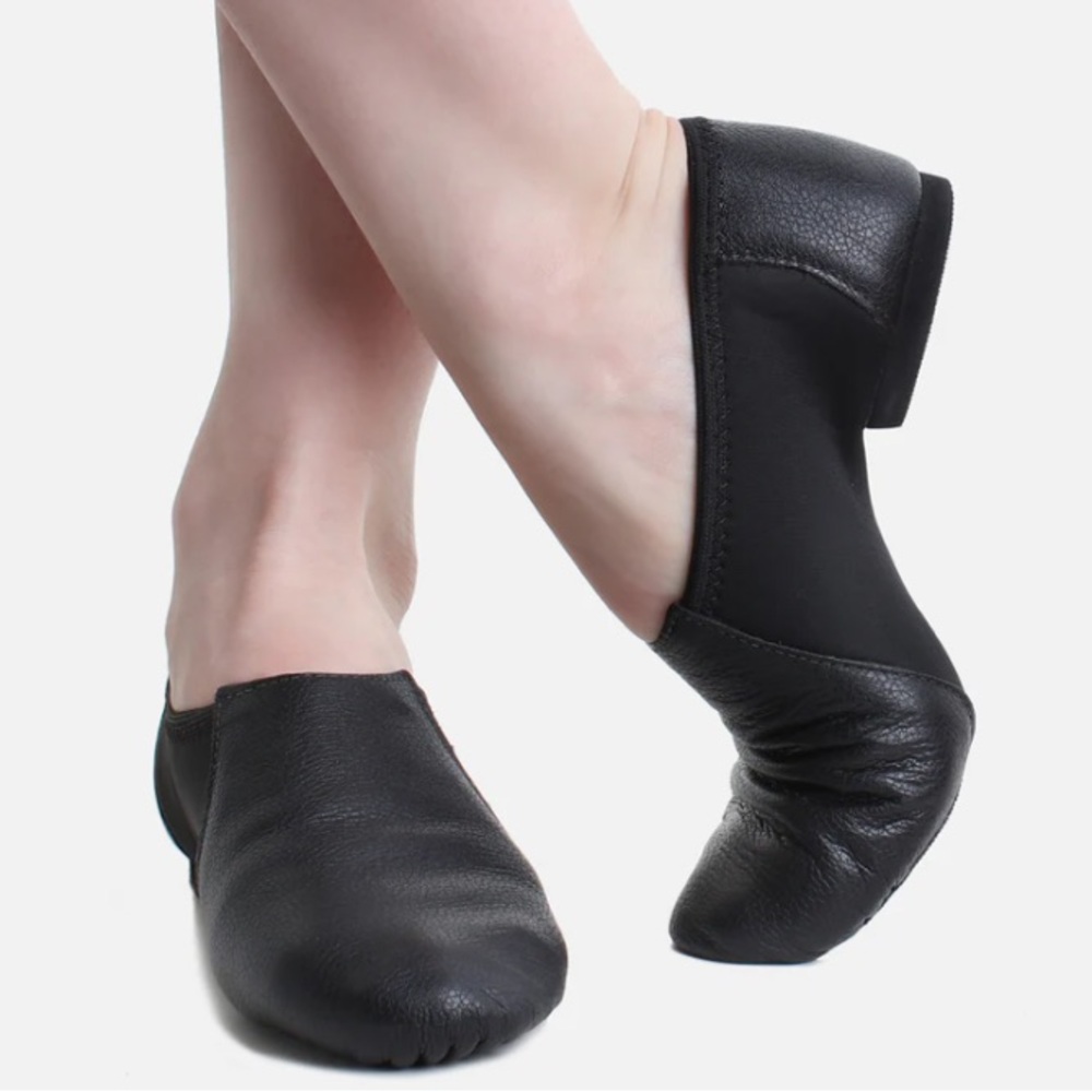 So Danca Classic Black Kids Slip-On JZ 76 Jazz Shoes